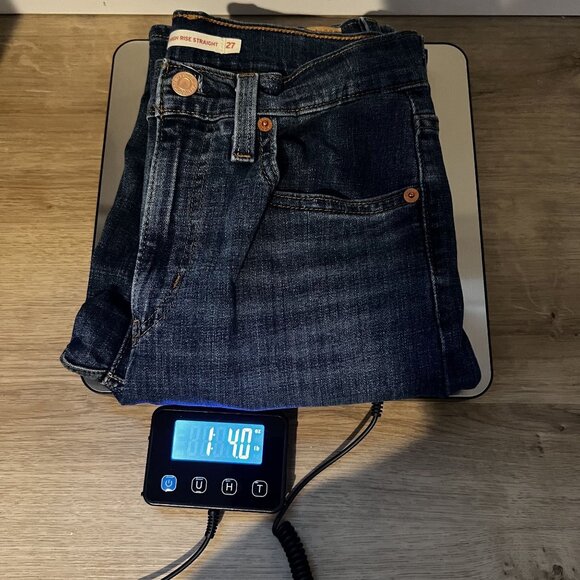 Levis Women's Waterless Original Fit Blue Denim Jeans Sz 27x32 - Picture 10 of 10